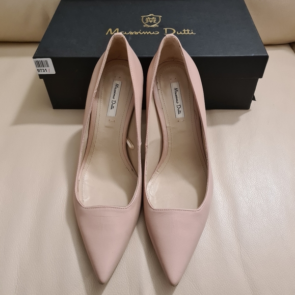 Massimo dutti Baby pink heels - Picture 2 of 5